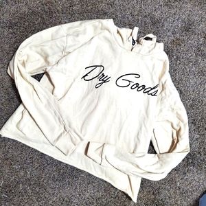 Dry goods crop hoodie